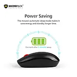 Мишка MICROPACK MP-702W (без дротова) Black, фото 4
