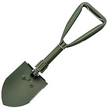 Лопата туристична багатофункціональна Shovel 009, міні лопата для кемпінгу, саперна лопата. VQ-906 Колір: зелений