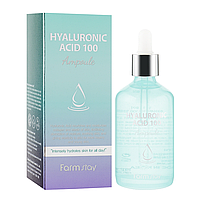 Увлажняющая сыворотка с гиалуроновой кислотой FarmStay Hyaluronic Acid 100 Ampoule