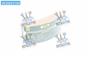Накладка гальм. ПАЗ 3205 свердл. R0 (з закл.) (вир-во Трібо) 3ТР-199 UA1