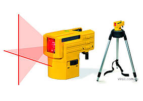 Нівелір лазерний STABILA LAX 50 X+Y ліній на штативі з телескопічними ніжками; l=10 м Baumar - Порадуй Себе