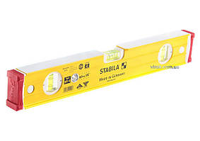 Рівень STABILA Type 96-2 : L= 40 см, 3 капсули. 0,5мм/м., посилений профіль + аморт ковпачки. Baumar - Порадуй Себя