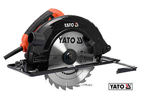 Пила дискова мережева YATO : P= 2.8 кВт, диск Ø=235x25.4x3 мм, кут 0-45°, гл.≤ 85мм [2/24] Baumar - Порадуй Себя