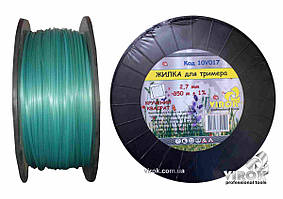 Жилка для тримера "Кручений КВАДРАТ" TM VIROK : Ø= 2.7 мм, l= 350 м (бобіна) Baumar - Порадуй Себе