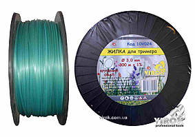 Жилка для тримера "Кручений ОВАЛ" TM VIROK : Ø= 3.0 мм, l= 300 м (бобіна) Baumar - Порадуй Себе