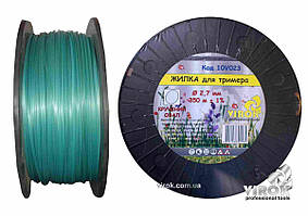 Жилка для тримера "Кручений ОВАЛ" TM VIROK : Ø= 2.7 мм, l= 350 м (бобіна) Baumar - Порадуй Себе