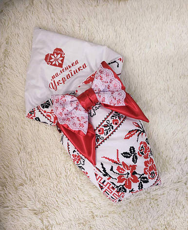 Дитячий літній конверт на виписку конверт-ковдра ЛІТО конверт-плед для новонародженого, фото 1