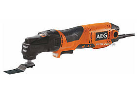 Багатофункційний ручний інструмент (реноватор) мережевий AEG : P=300 Вт, 20000 об/хв +насадки, сумка Baumar - Порадуй Себе