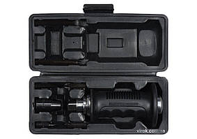 Викрутка реверсивна ударна YATO : L= 175, тріщатка, 6 насадок, CrV [Футляр] [8/16] Baumar - Порадуй Себе