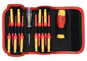 Набір викруток діелектричних ізольованих YATO : до 1000 V, 12 шт. з чохлом [24] Baumar - Порадуй Себе