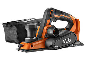 Рубанок безщітковий акумуляторний AEG : Li-Ion 18 В, ширина- 82 мм, глибина ≤ 2 мм (БЕЗ АКУМУЛЯТОРА) Baumar - Порадуй Себе
