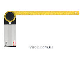 Кутомір регулюючий + шкала(метал) VOREL, 750мм [10] Baumar - Порадуй Себе