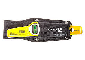 Рівень литий STABILA Type 81S : Torpedo L= 25 см. 2 капсули + чохол на пояс Baumar - Порадуй Себя