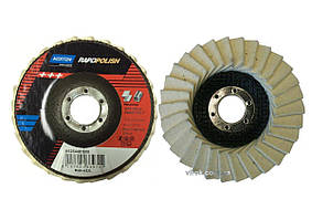 Диск пелюстковий полірувальний NORTON  Ø= 115/22,2 мм. фетровий для  нержавіючої сталі, Baumar - Порадуй Себе