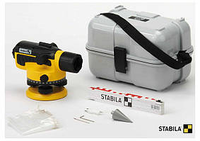 Нівелір оптичний STABILA OLS 26 : (26x, 2 мм/км, кейс) IP 54. міцний корпус з захистним кожухом. Baumar - Порадуй Себе