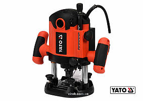 Фрезер ручний мережевий YATO : 2100 Вт, цанга Ø= 8, 12 мм, хід- 55 мм [2/36] Baumar - Порадуй Себя