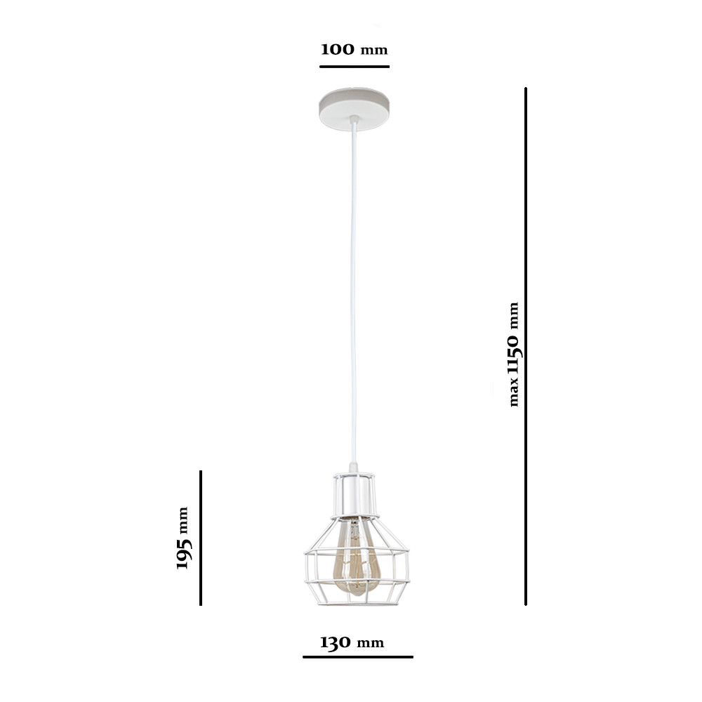 Світильник Лофт Levistella 756PR1618-1 WH
