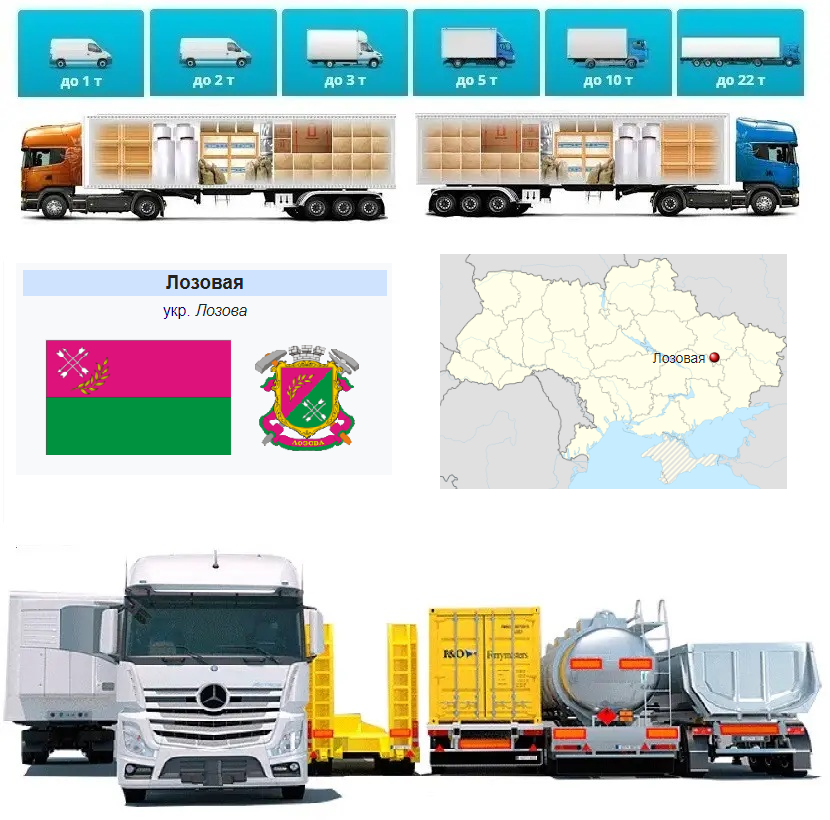Вантажоперевезення из Лозової у Лозова, фото 1