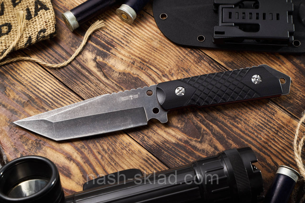 Ніж тактичний Танто з пластиковим чохлом