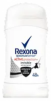 Дезодорант-стик Rexona "Невидимый антибактериальный" (40мл.)