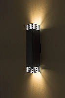Світильник настінний MSK Electric Sieve бра під дві лампи NL 23702-1 BK чорний