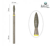 Насадка алмазна Полум'я 2.1 мм жовта Mill