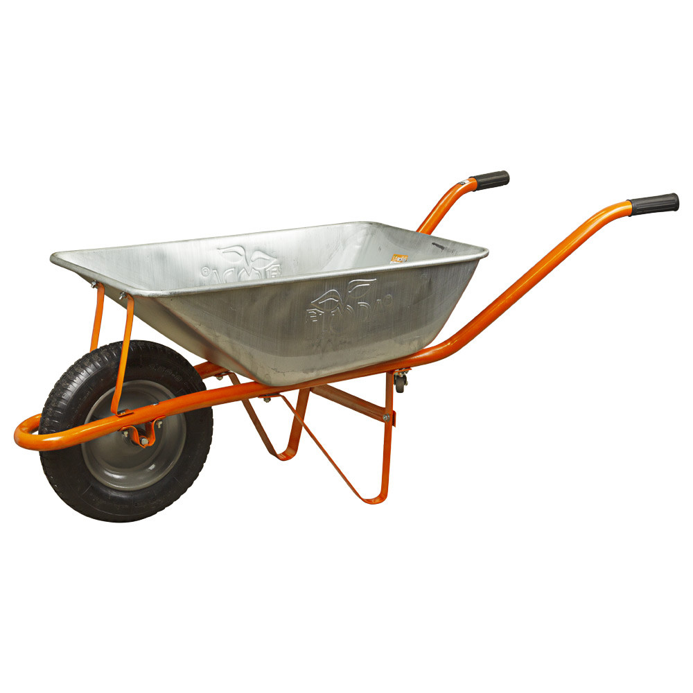 Садова Тачка одноколісна 58л 120кг колесо 13" FLORA (5055324) tp