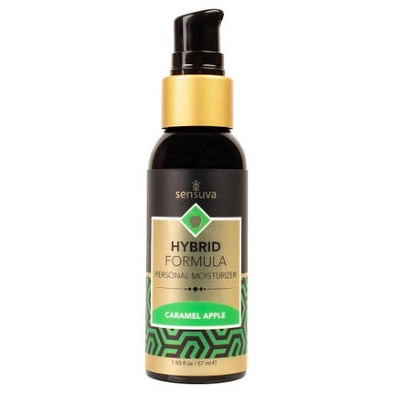 Мастило водно-силіконова Sensuva Hybrid Caramel Apple (57 мл) без цукру, можна для оральних ласк, фото 2