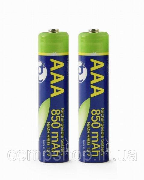 Акумулятор AAА 850mAh EnerGenie EG-BA-AAA8R-01, Ni-MH HR03/AAA 850мАч (2 шт.), блістер (код 133942)