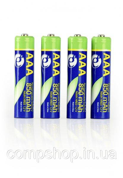 Акумулятор AAА 850mAh EnerGenie EG-BA-AAA8R4-01 Ni-MH HR03/AAA 850мАч (4 шт.), блістер (код 133943), фото 1