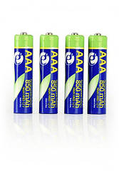 Акумулятор AAА 850mAh EnerGenie EG-BA-AAA8R4-01 Ni-MH HR03/AAA 850мАч (4 шт.), блістер (код 133943)