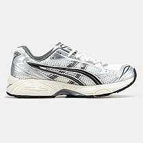 Жіночі Кросівки Asics Gel-Kayano 14 White Silver Black / Асікс Гел Каяно 14 Білі з Сріблястим та Чорним, фото 3