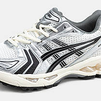 Жіночі Кросівки Asics Gel-Kayano 14 White Silver Black / Асікс Гел Каяно 14 Білі з Сріблястим та Чорним, фото 5