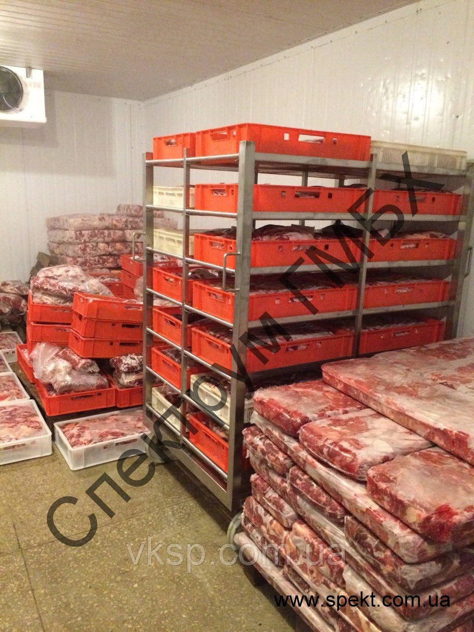 Тележка для заморозки мяса в ящиках - фото 1 - id-p315867069
