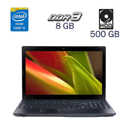 Ноутбук Acer 5742G/15.6"/Core i5-560M 2 ядра 2.66GHz/8GB DDR3/500GB HDD/GeForce GT 540M 1GB/Webcam, фото 2