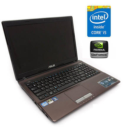 Ігровий ноутбук Б-клас Asus K53SV / 15.6" (1366x768) TN / Intel Core i5-2410M (2 (4) ядра по 2.3 — 2.9 GHz) /, фото 2