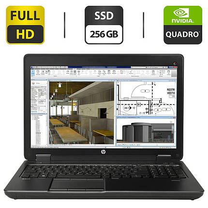 Робоча станція HP Zbook 15 G2 / 15.6" (1920x1080) TN / Intel Core i7-4810MQ (4 (8) ядра по 2.8 — 3.8 GHz) /, фото 2