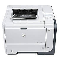 Принтер HP LaserJet P3015 / Лазерний монохромний друк / 1200x1200 dpi / A4 / 40 стор/хв / USB 2.0, Ethernet / Дуплекс / Кабелі в