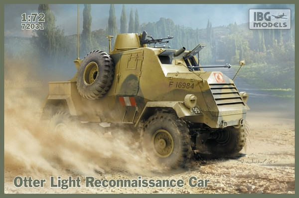 Пластикова модель 1/72 IBG 72031 канадський бронеавтомобіль Otter Light Reconnaissance Car