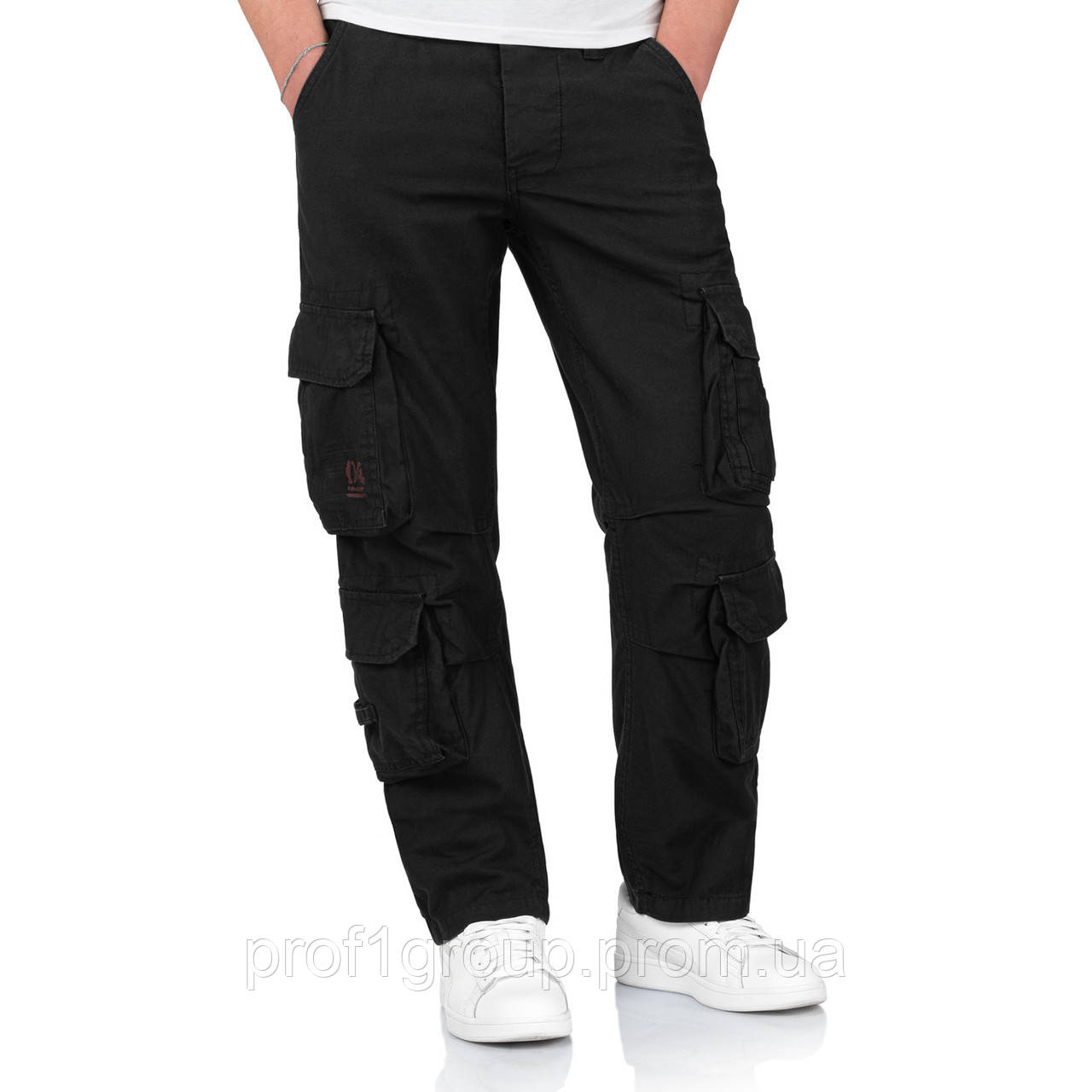 Брюки SURPLUS AIRBORNE TROUSERS SLIMMY Black L