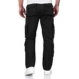 Брюки SURPLUS AIRBORNE TROUSERS SLIMMY Black L, фото 3