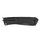 Ніж складний ANV Knives Z200 (DLC, Liner lock, G10 Black, Plain edge) Black єдиний, фото 4