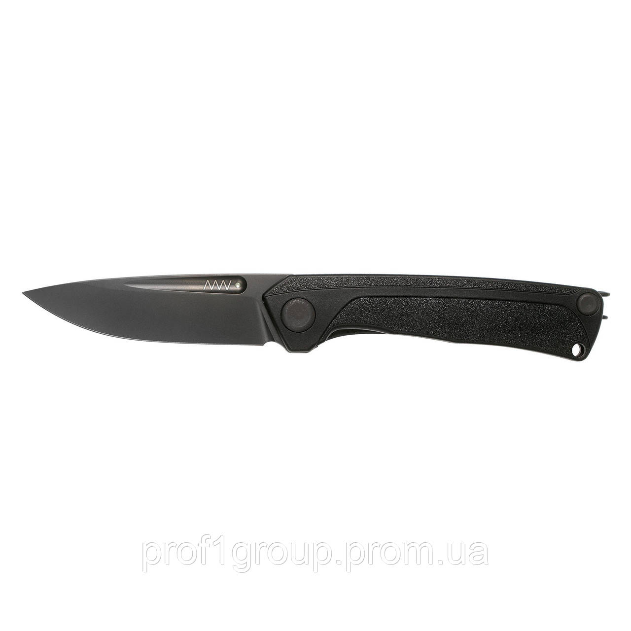 Ніж складний ANV Knives Z200 (DLC, Liner lock, GRN Black, Plain edge) Black єдиний