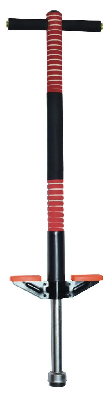 Джампер Пого Стік Pogo Stick (Коник) дитячий чорно-червоний палиця-стрибалка до 40 кг, фото 1