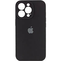 Защитный чехол на Iphone 14 Pro Max черный Silicone Case Full Camera Protective (AA)