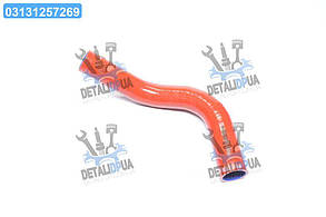 Патрубок радіатора ГАЗ 66 нижній (СИЛІКОН червоний, D внутр.=42 мм) 66-1303025 UA1