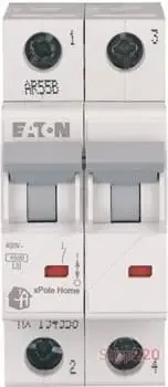 Автоматичний вимикач 25А, тип C, 2 полюси, HL-C25/2 Eaton 194773