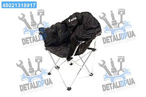 Крісло "Luna" для пікніка та риболовлі чорне  CraB-03 UA1