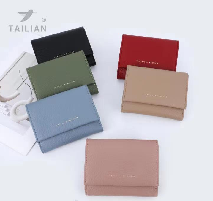 💙Складний жіночий гаманець Tailian, шкірозамінник, стильний, компактний, відмінної якості, різні кольори, фото 1