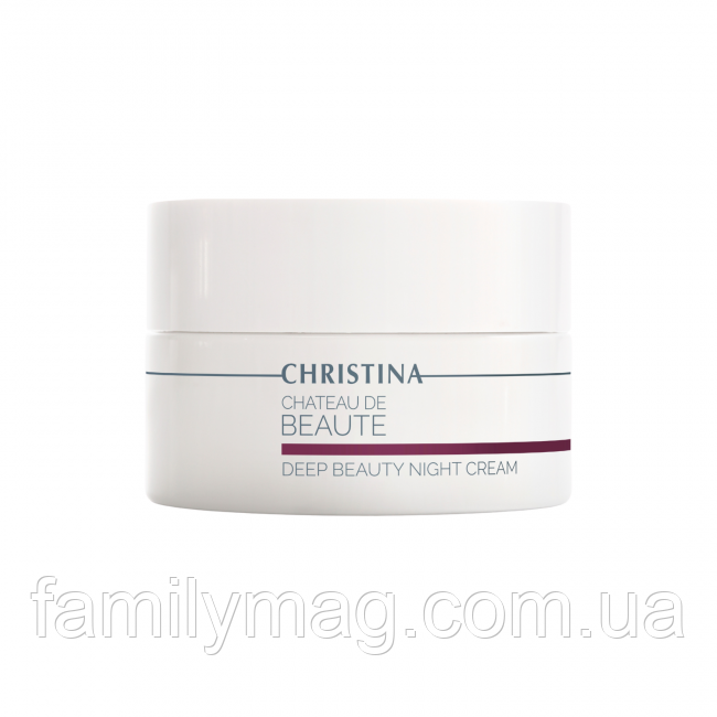 Інтенсивний оновлювальний нічний крем, Chateau de Beaute Deep Beaute Night Cream Christina, 50 мл.